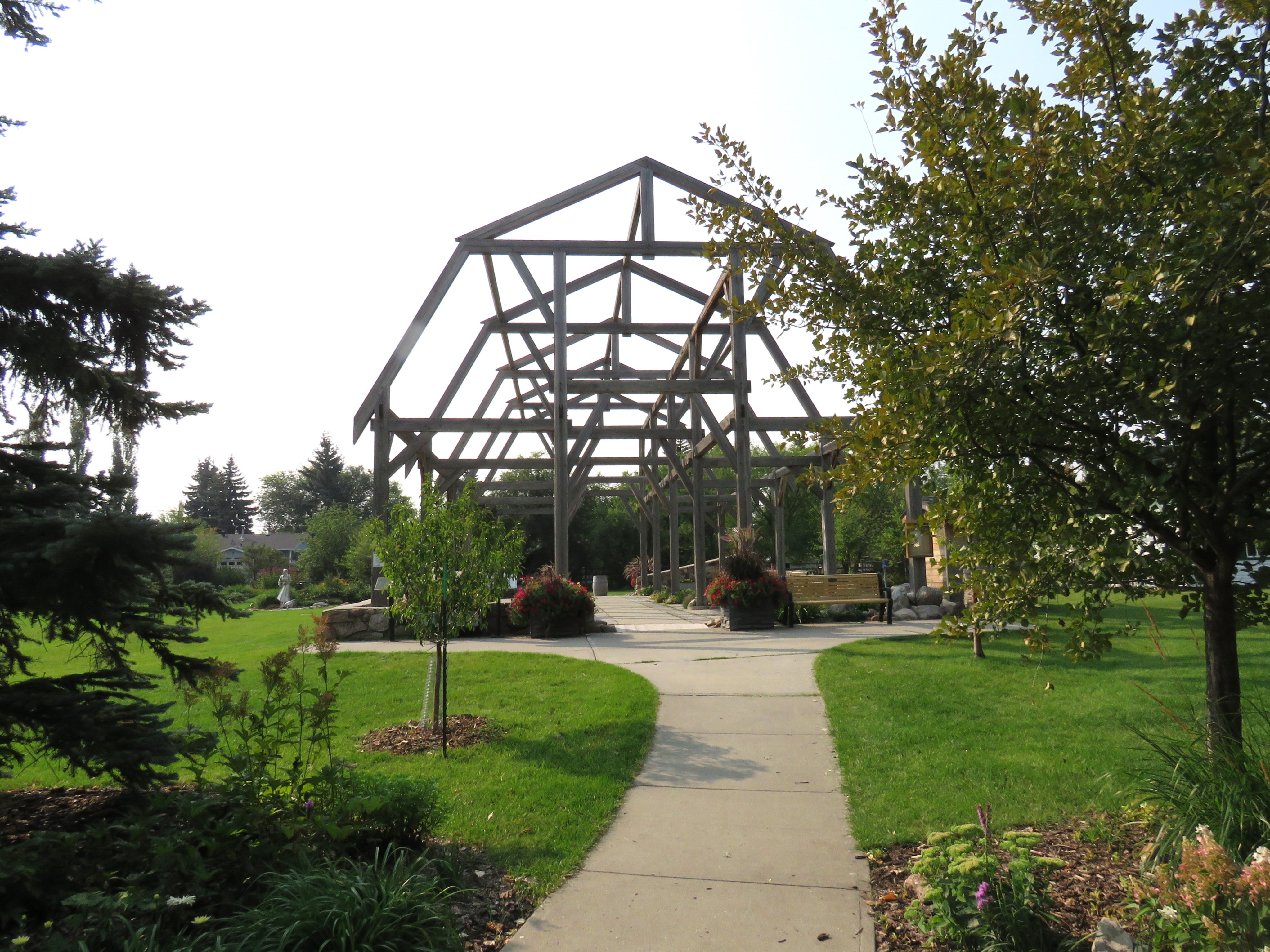 Leduc Stone Barn Garden, Leduc, AB